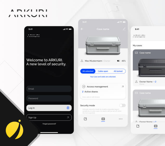 Arkuri - secured suitcases with bluetooth low energy control. you are launched project