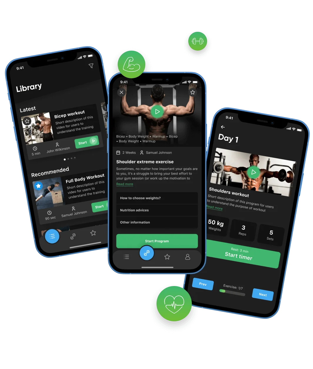 Casual Athlete is a fitness app with personalized workouts, progress tracking, and a motivational interface.. web.