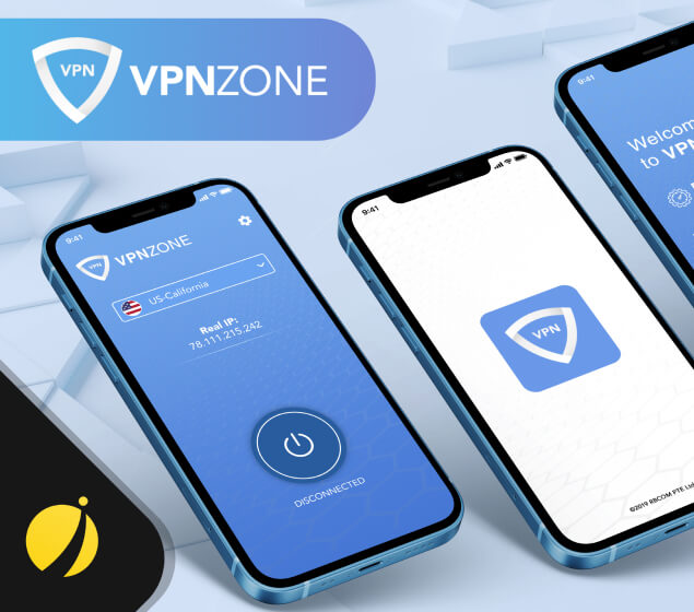 VPN Zone app. urlaunched portfolio app utilities. launched startup