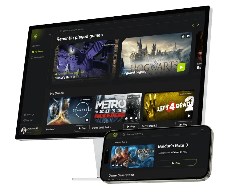 BorgGames is a platform to play and manage Xbox and popular games remotely on any device with high-performance PC rentals. mobile.